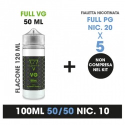 Kit Suprem-e 50/50 Nic 10 - (Vg50ml in 120ml )